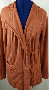 ISCHIKO Rust Cardigan Wrap Slouchy Lagenlook 1 6 8